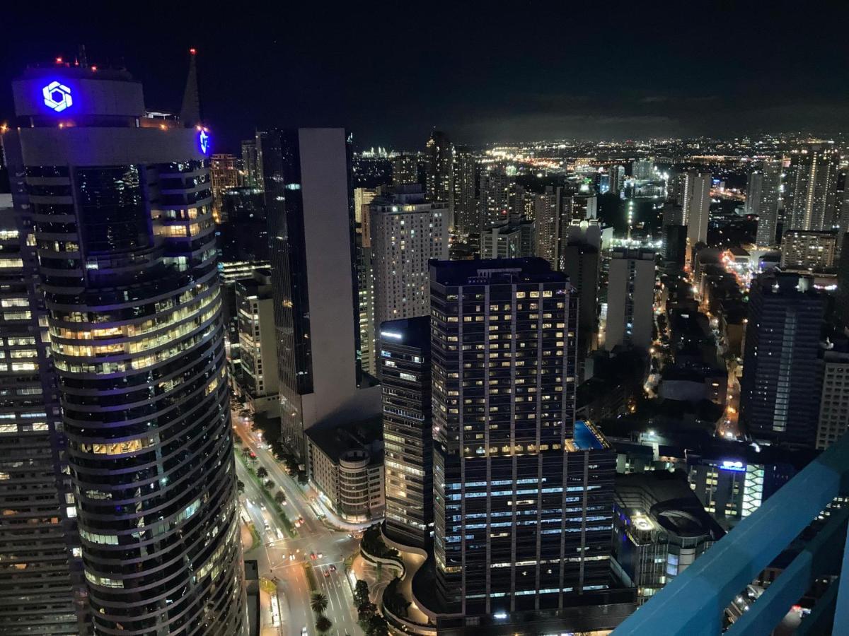Makati Amazing View Penthouse Studio, Air Residence, Fast Internet Manila Bagian luar foto