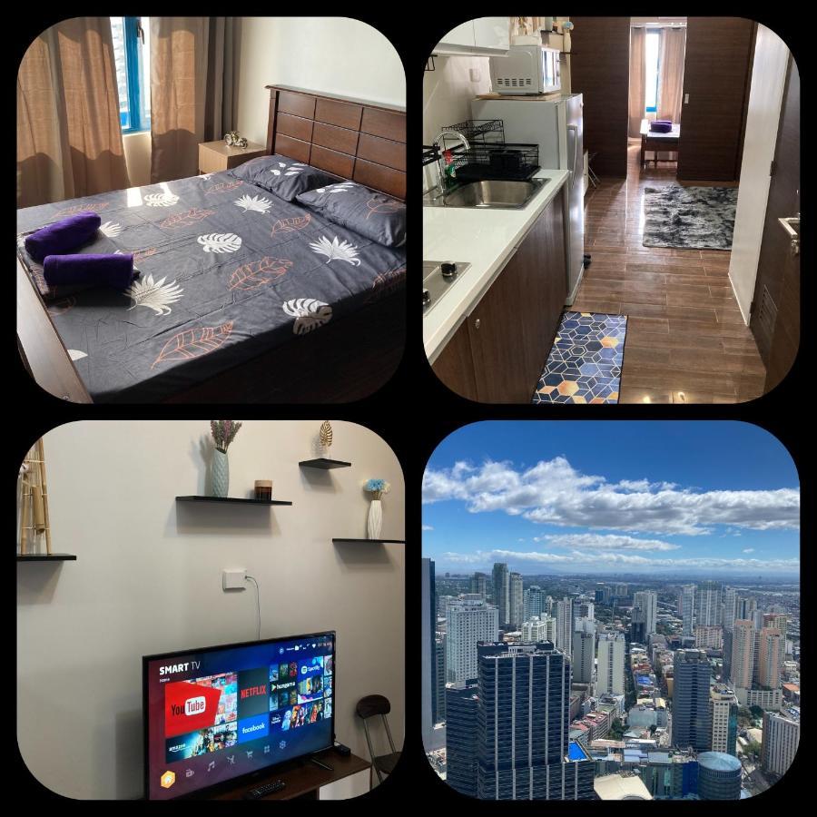 Makati Amazing View Penthouse Studio, Air Residence, Fast Internet Manila Bagian luar foto