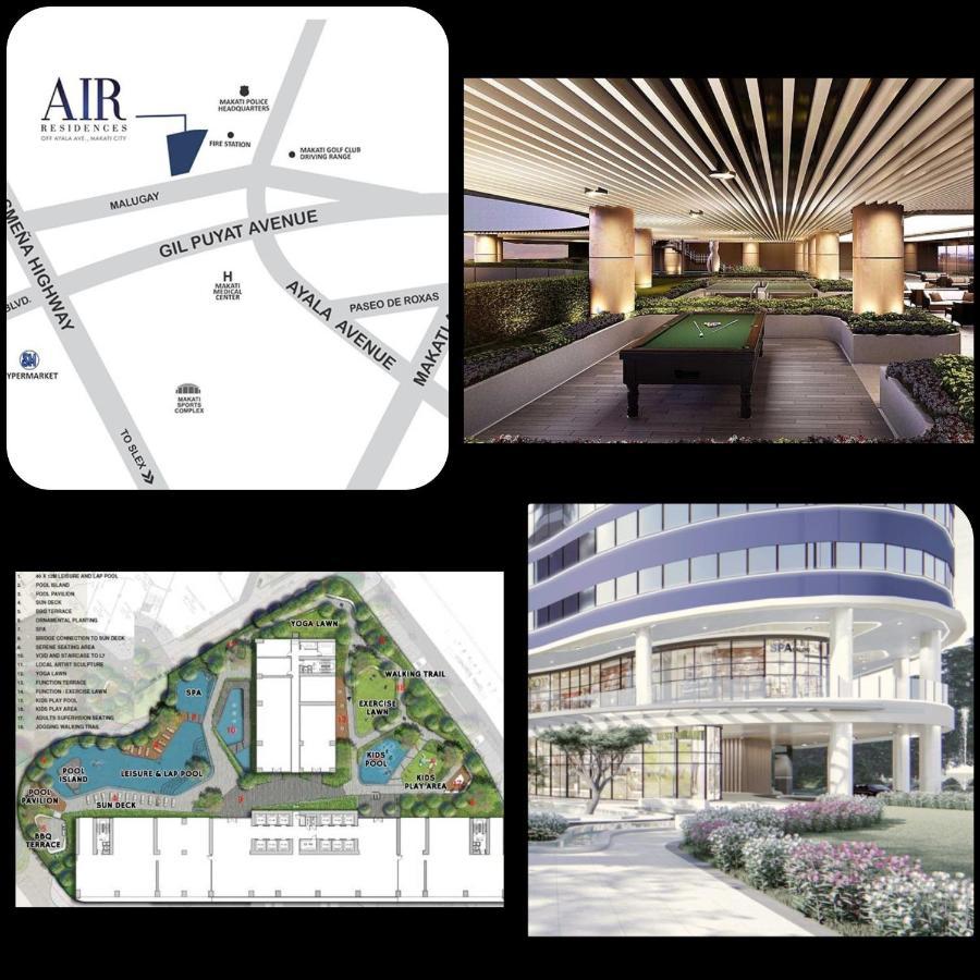 Makati Amazing View Penthouse Studio, Air Residence, Fast Internet Manila Bagian luar foto